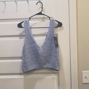 Lulus twist tie back crop top